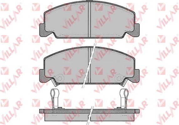 Villar 626.0083 - Brake Pad Set, disc brake www.autospares.lv