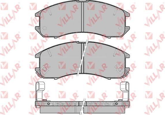 Villar 626.0036 - Brake Pad Set, disc brake www.autospares.lv