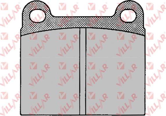 Villar 626.0024 - Brake Pad Set, disc brake www.autospares.lv