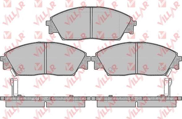 Villar 626.0071 - Brake Pad Set, disc brake www.autospares.lv