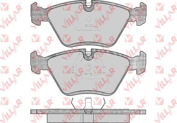 Villar 626.0193 - Bremžu uzliku kompl., Disku bremzes www.autospares.lv