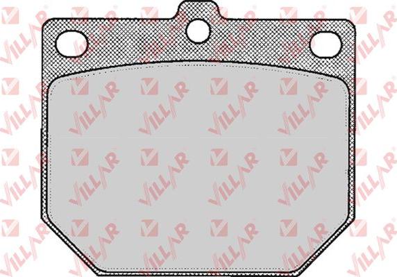 Villar 626.0166 - Brake Pad Set, disc brake www.autospares.lv