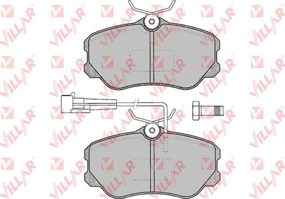 Villar 626.0104 - Brake Pad Set, disc brake www.autospares.lv