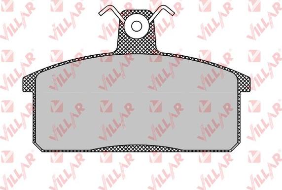 Villar 626.0107 - Brake Pad Set, disc brake www.autospares.lv