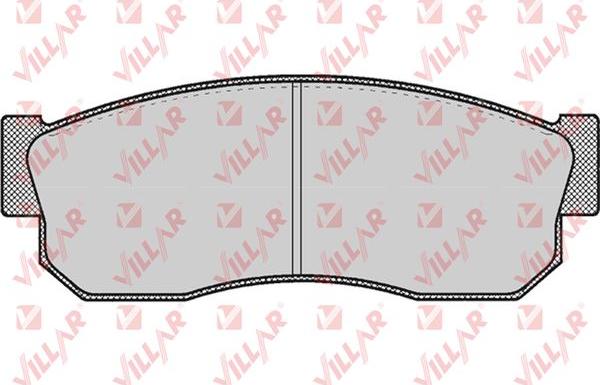 Villar 626.0185 - Brake Pad Set, disc brake www.autospares.lv