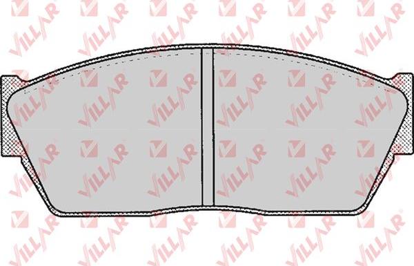 Villar 626.0186 - Brake Pad Set, disc brake www.autospares.lv