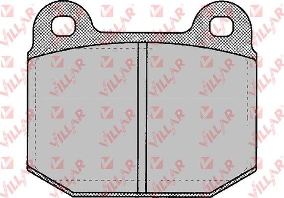 Villar 626.0137 - Brake Pad Set, disc brake www.autospares.lv