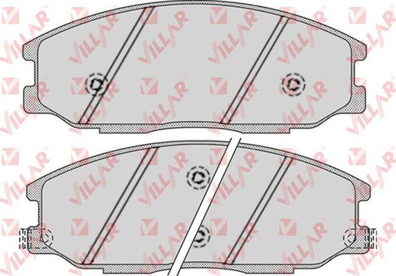 Villar 626.0858 - Brake Pad Set, disc brake www.autospares.lv