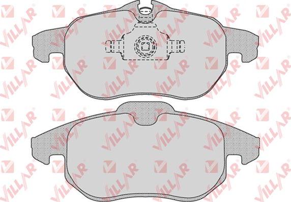 Villar 626.0814 - Brake Pad Set, disc brake www.autospares.lv