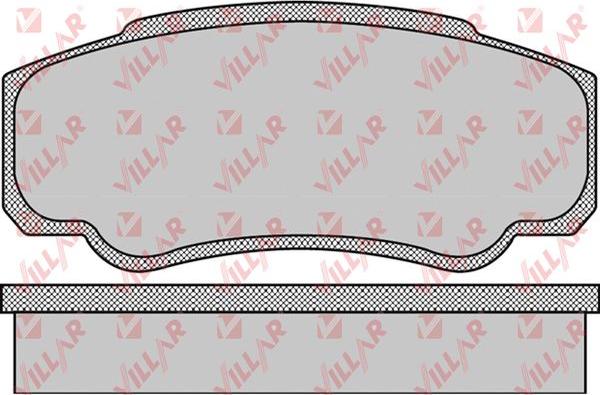 Villar 626.0885 - Brake Pad Set, disc brake www.autospares.lv