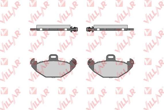 Villar 626.0883 - Brake Pad Set, disc brake www.autospares.lv