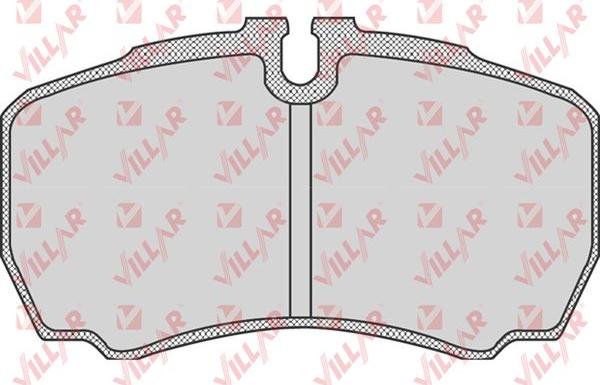 Villar 626.0830 - Brake Pad Set, disc brake www.autospares.lv