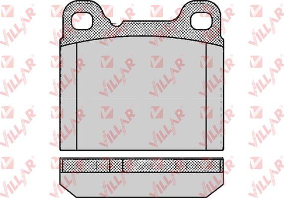 Villar 626.0362 - Brake Pad Set, disc brake www.autospares.lv