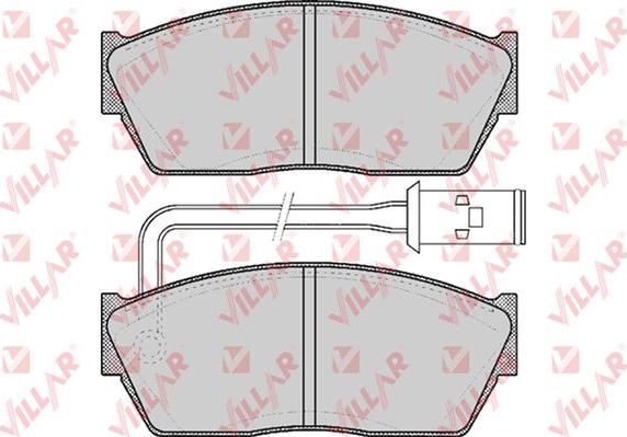 Villar 626.0308 - Bremžu uzliku kompl., Disku bremzes autospares.lv