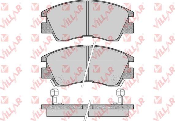 Villar 626.0315 - Тормозные колодки, дисковые, комплект www.autospares.lv