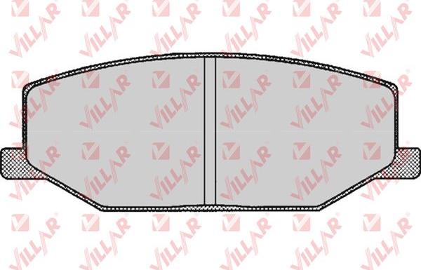 Villar 626.0290 - Brake Pad Set, disc brake www.autospares.lv