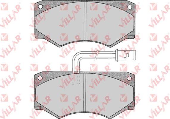 Villar 626.0292 - Bremžu uzliku kompl., Disku bremzes autospares.lv