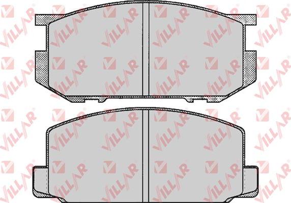 Villar 626.0248 - Brake Pad Set, disc brake www.autospares.lv