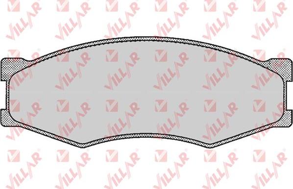 Villar 626.0264 - Brake Pad Set, disc brake www.autospares.lv