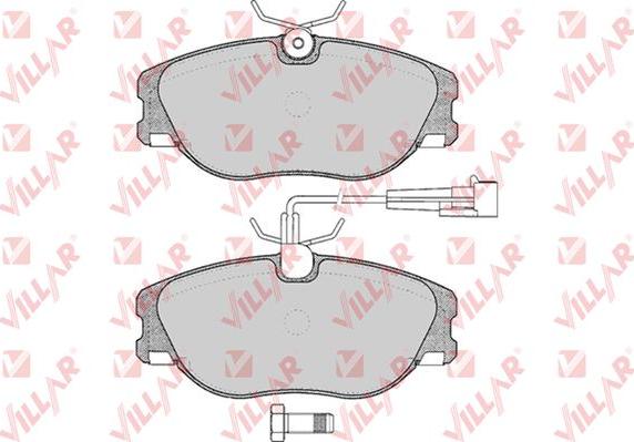 Villar 626.0286 - Brake Pad Set, disc brake www.autospares.lv