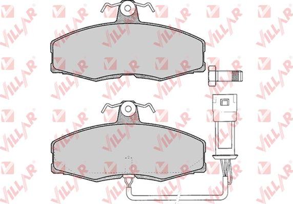 Villar 626.0235 - Brake Pad Set, disc brake www.autospares.lv