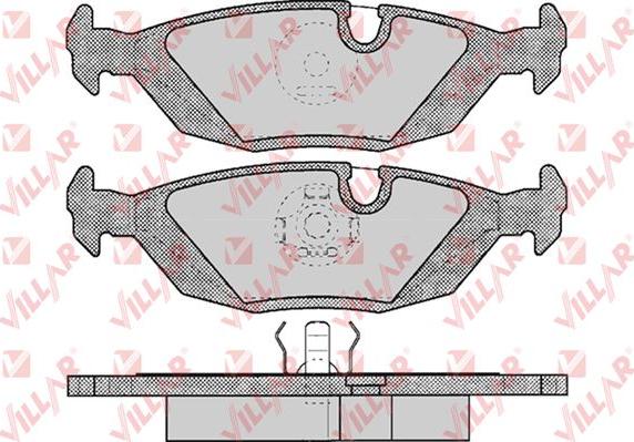 Villar 626.0238 - Bremžu uzliku kompl., Disku bremzes www.autospares.lv