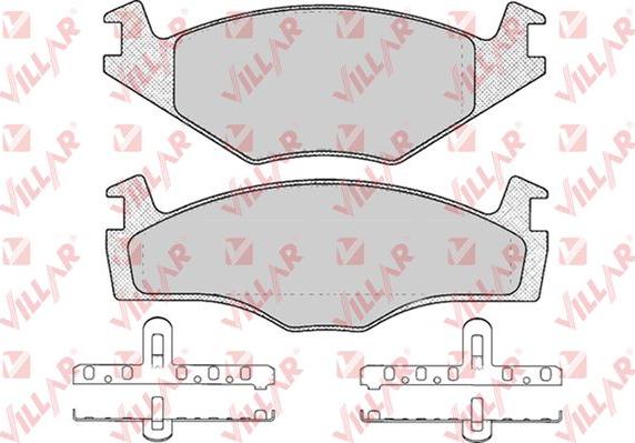 Villar 626.0224 - Brake Pad Set, disc brake www.autospares.lv