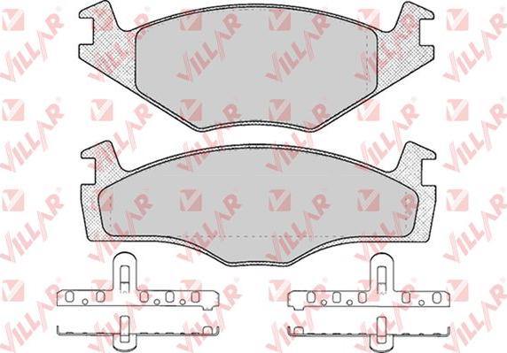 Villar 626.0225 - Brake Pad Set, disc brake www.autospares.lv