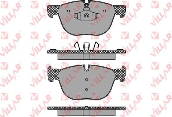 Villar 626.1496 - Bremžu uzliku kompl., Disku bremzes www.autospares.lv