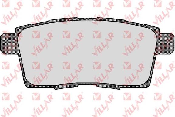 Villar 626.1572 - Brake Pad Set, disc brake www.autospares.lv