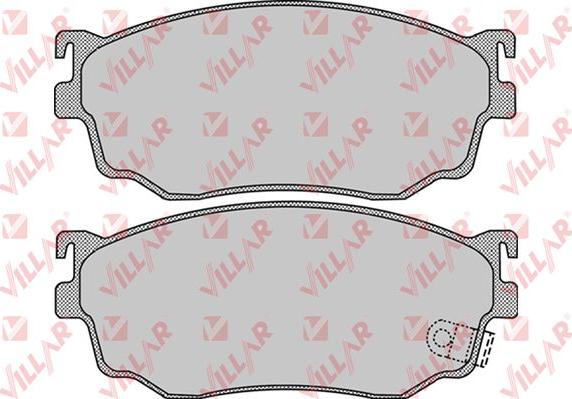 Villar 626.1046 - Bremžu uzliku kompl., Disku bremzes www.autospares.lv