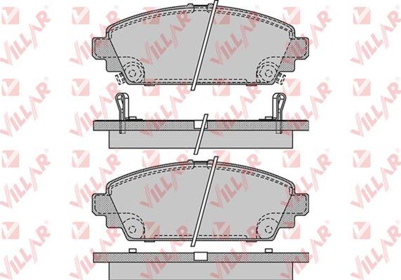 Villar 626.1069 - Brake Pad Set, disc brake www.autospares.lv