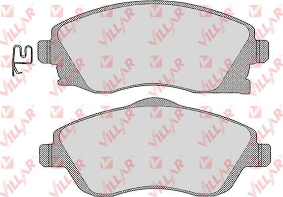 Villar 626.1004 - Brake Pad Set, disc brake www.autospares.lv