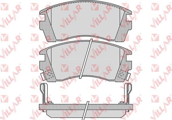 Villar 626.1011 - Brake Pad Set, disc brake www.autospares.lv