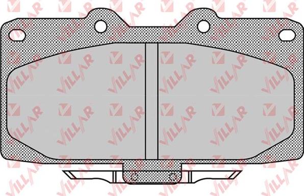 Villar 626.1027 - Bremžu uzliku kompl., Disku bremzes www.autospares.lv