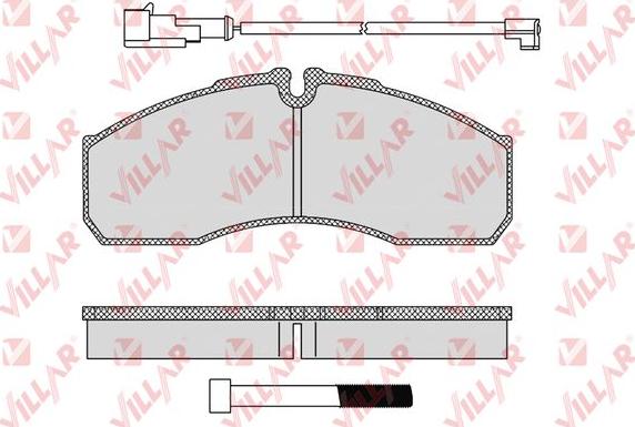 HITEC H 1287 - Brake Pad Set, disc brake www.autospares.lv