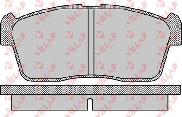 Villar 626.1110 - Тормозные колодки, дисковые, комплект www.autospares.lv