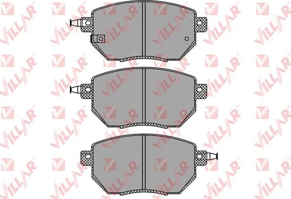 Villar 626.1342 - Bremžu uzliku kompl., Disku bremzes www.autospares.lv