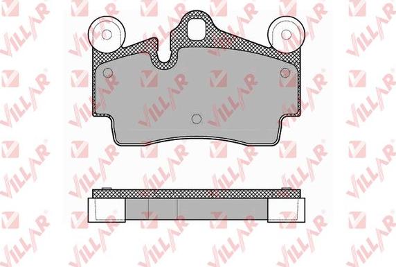 Villar 626.1362 - Bremžu uzliku kompl., Disku bremzes autospares.lv