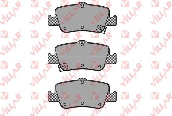 Villar 626.1315 - Brake Pad Set, disc brake www.autospares.lv