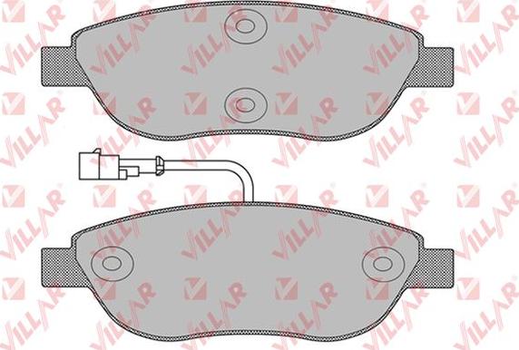 Villar 626.1268 - Bremžu uzliku kompl., Disku bremzes www.autospares.lv