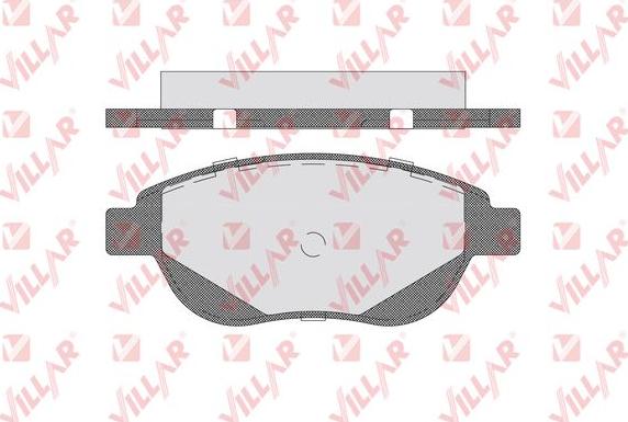 Villar 626.1751 - Bremžu uzliku kompl., Disku bremzes www.autospares.lv