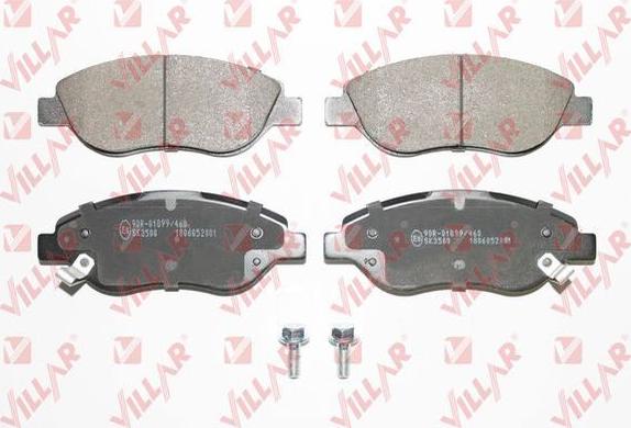 Villar 626.2001 - Brake Pad Set, disc brake www.autospares.lv