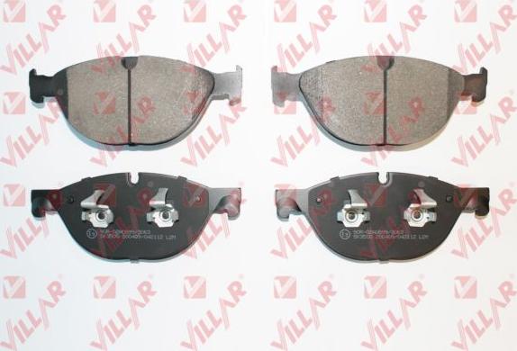 Villar 626.2112 - Bremžu uzliku kompl., Disku bremzes www.autospares.lv