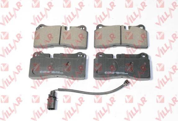 Villar 626.2235A - Bremžu uzliku kompl., Disku bremzes www.autospares.lv