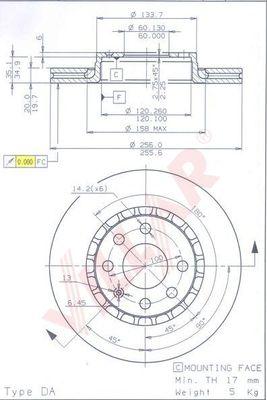 Villar 628.0480 - Bremžu diski autospares.lv