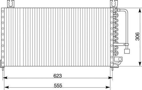 Waeco 8880400075 - Kondensators, Gaisa kond. sistēma www.autospares.lv