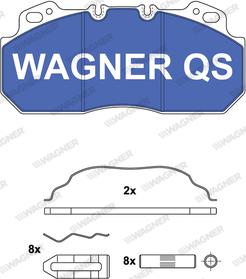 Wagner 2909004950 - Bremžu uzliku kompl., Disku bremzes www.autospares.lv