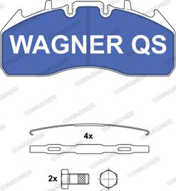 Wagner 2917404950 - Bremžu uzliku kompl., Disku bremzes www.autospares.lv