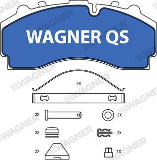 Wagner 2933104950 - Bremžu uzliku kompl., Disku bremzes www.autospares.lv